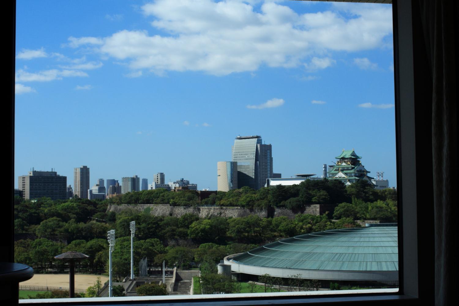 Hotel New Otani Осака Стая снимка Osaka skyline